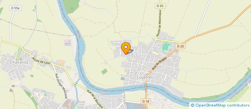 localisation de l'entreprise ACSMF BIS  LOYETTES