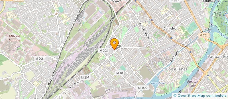 localisation de l'entreprise ACSO à LILLE