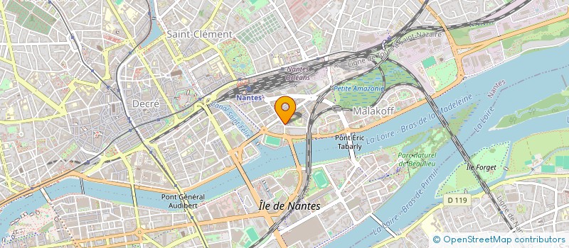 localisation de l'entreprise ACSOFI ASSOCIATION D' ACCOMPAGNEMENT SOCIAL ET FINANCIER  NANTES