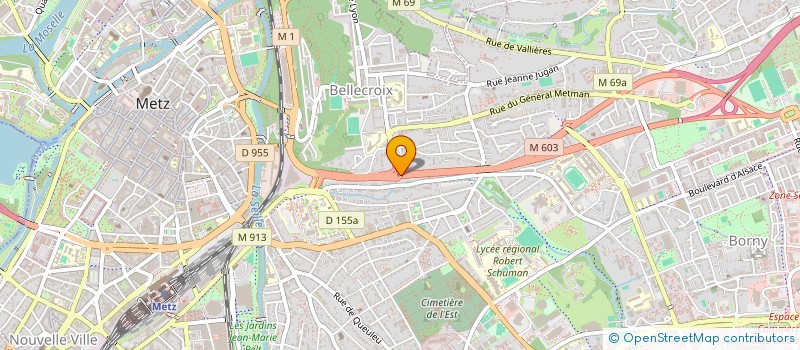 localisation de l'entreprise ACSOLIA  METZ