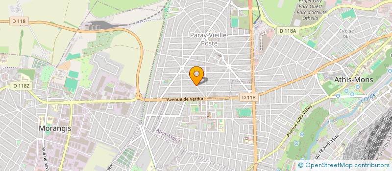 localisation de l'entreprise ACSOME à PARAY-VIEILLE-POSTE