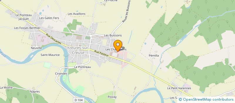 localisation de l'entreprise ACSOPHARMA  NIEUIL-L'ESPOIR