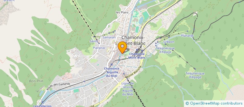 localisation de l'entreprise ACSSALIE à CHAMONIX-MONT-BLANC