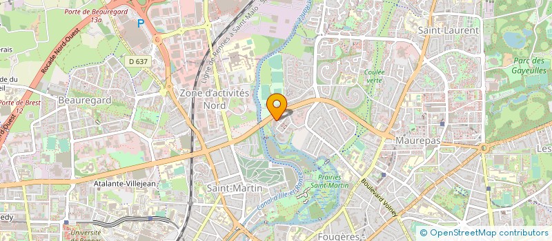 localisation de l'entreprise ACSYSTEME GROUP  RENNES