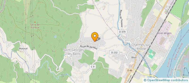 localisation de l'entreprise ACT 2  SAINT-GEORGES-LES-BAINS