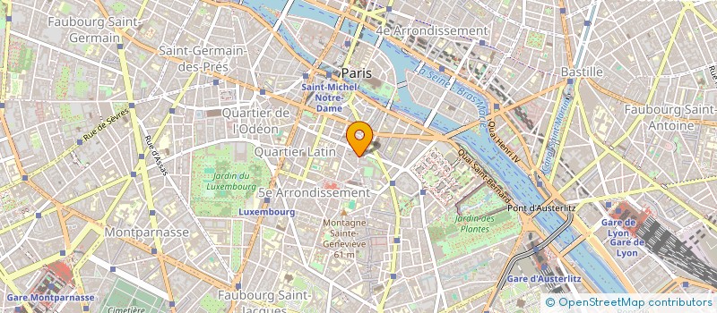 localisation de l'entreprise ACT à PARIS 5