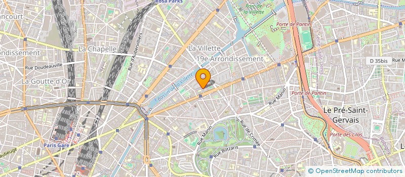 localisation de l'entreprise ACT 4  AUBERVILLIERS