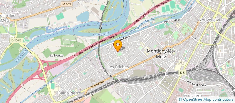 localisation de l'entreprise ACT à MONTIGNY-LES-METZ