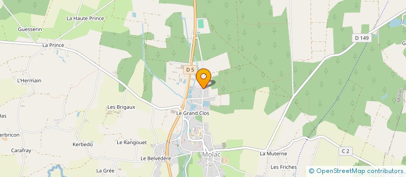 localisation de l'entreprise ACT à MOLAC