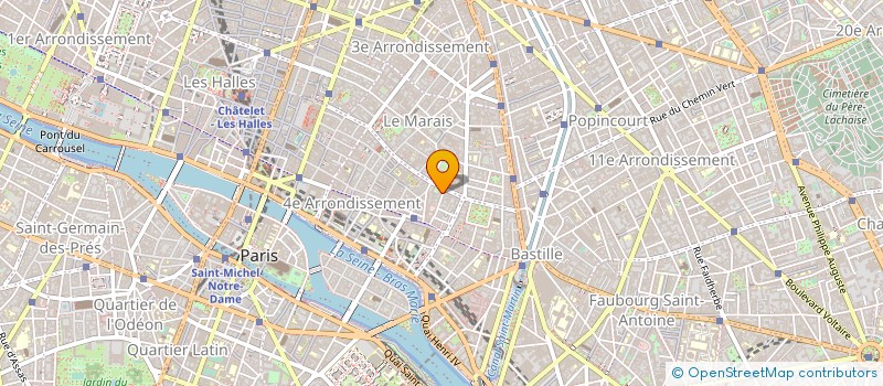 localisation de l'entreprise ACT à PARIS