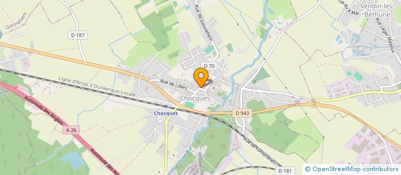 localisation de l'entreprise ACT  CHOCQUES