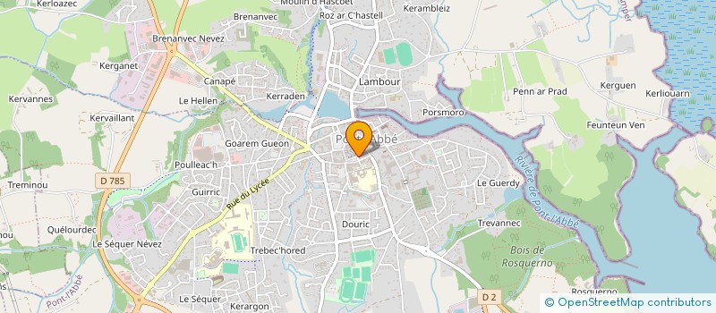 localisation de l'entreprise ACT à PONT-L'ABBE