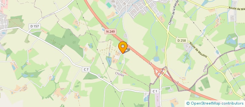 localisation de l'entreprise ACT  LA TESSOUALLE