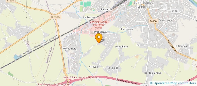 localisation de l'entreprise ACT à SAINT-SULPICE-LA-POINTE