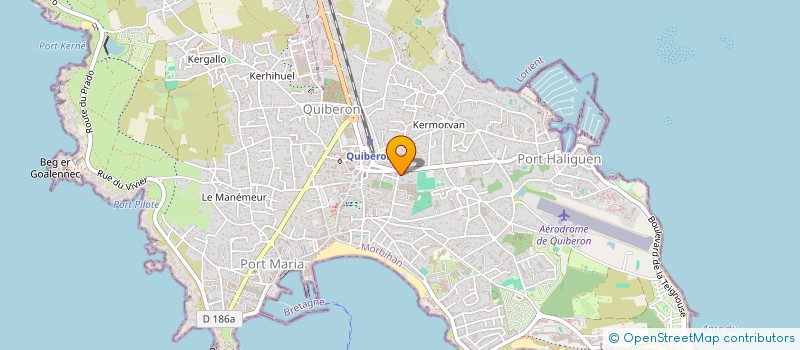 localisation de l'entreprise ACT  QUIBERON