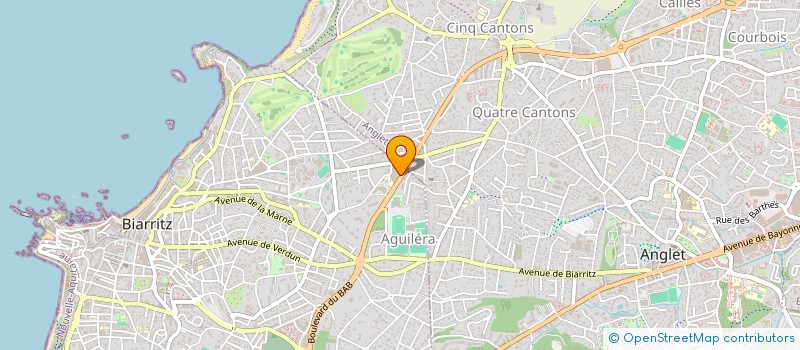 localisation de l'entreprise ACT  BIARRITZ