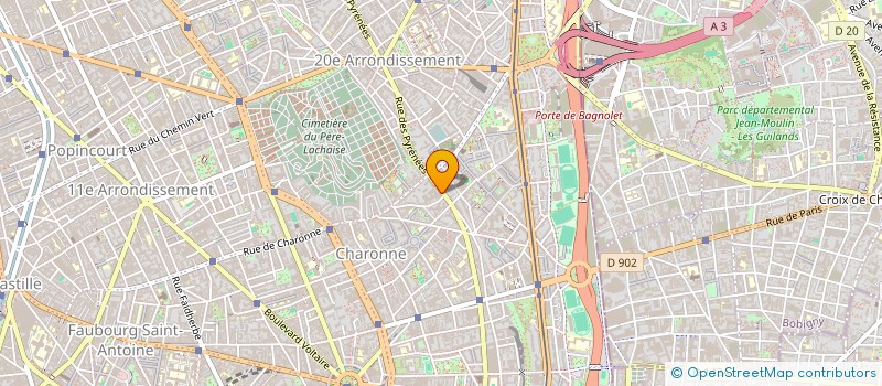 localisation de l'entreprise ACT - ACADEMIE DES COMPETENCES TRANSVERSALES  PARIS