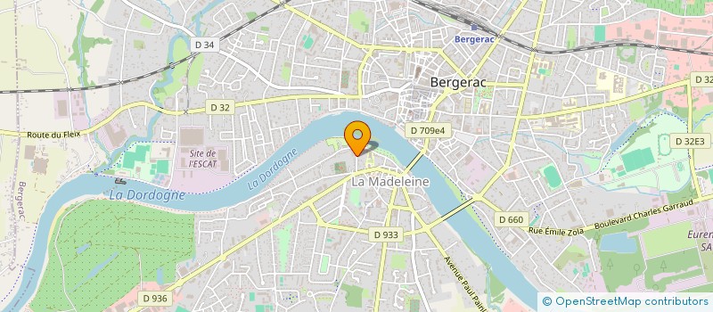 localisation de l'entreprise ACT AERO WORK  BERGERAC