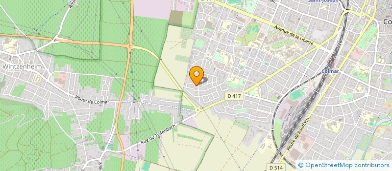 localisation de l'entreprise ACT (ALSACE COACHING & TRAINING)  COLMAR