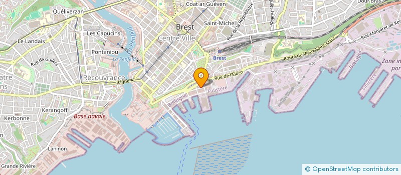 localisation de l'entreprise ACT'ARMOR à BREST