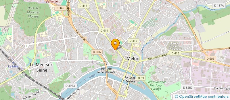 localisation de l'entreprise ACT ART à MELUN