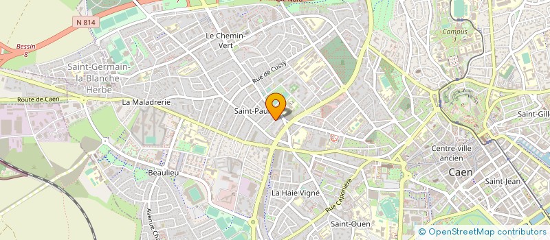 localisation de l'entreprise ACT ASSURANCE à CAEN