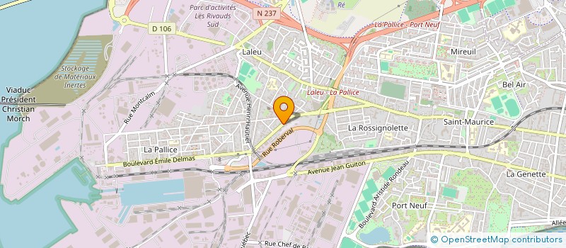 localisation de l'entreprise ACT'ATLANTIQUE - OFFICE NICOLAS PIRS - COMMISSAIRE DE JUSTICE  LA ROCHELLE