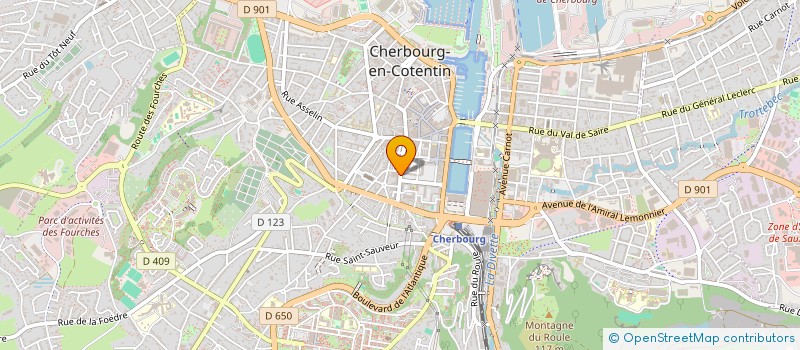 localisation de l'entreprise ACT AUDIO CHERBOURG à CHERBOURG-EN-COTENTIN