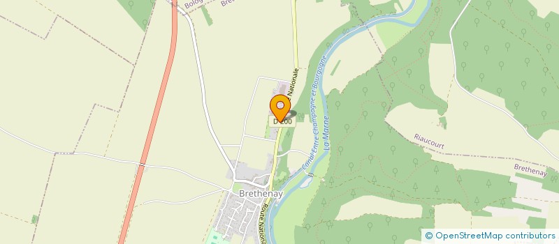 localisation de l'entreprise ACT AUTOMOBILE à BRETHENAY