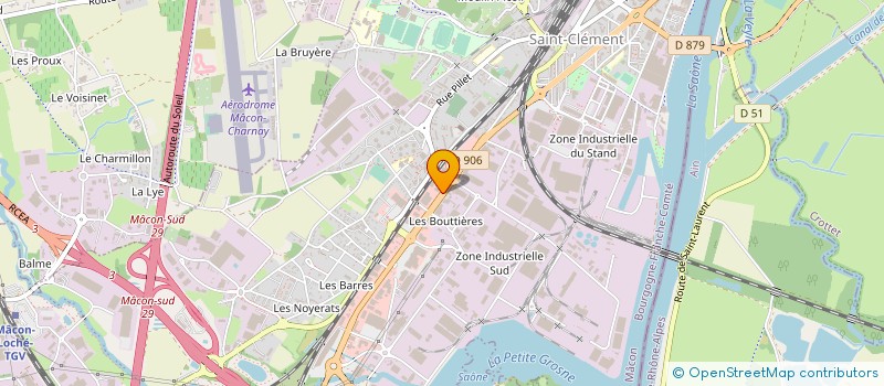 localisation de l'entreprise ACT AUTOMOBILES à MACON