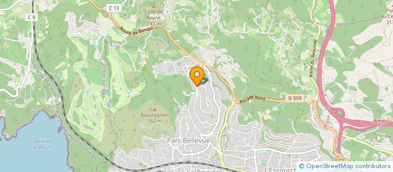 localisation de l'entreprise ACT AZUR PLOMBERIE  BANDOL