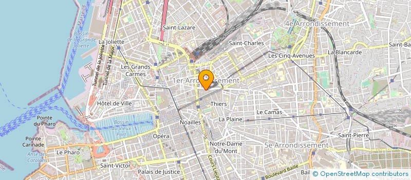 localisation de l'entreprise ACT'BUREAU à MARSEILLE
