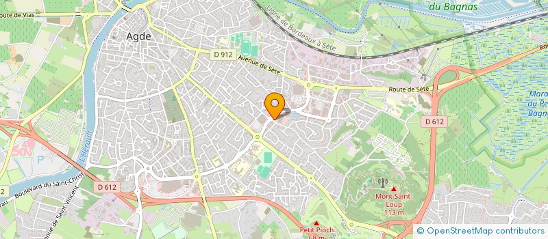 localisation de l'entreprise ACT CASH à AGDE