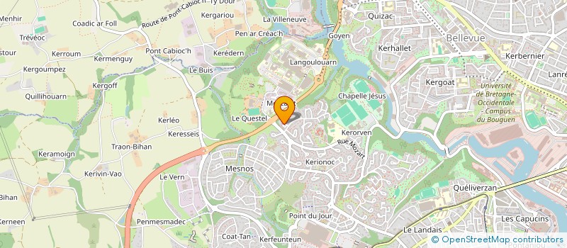 localisation de l'entreprise ACT & CO ENERGIE à PLOUDALMEZEAU