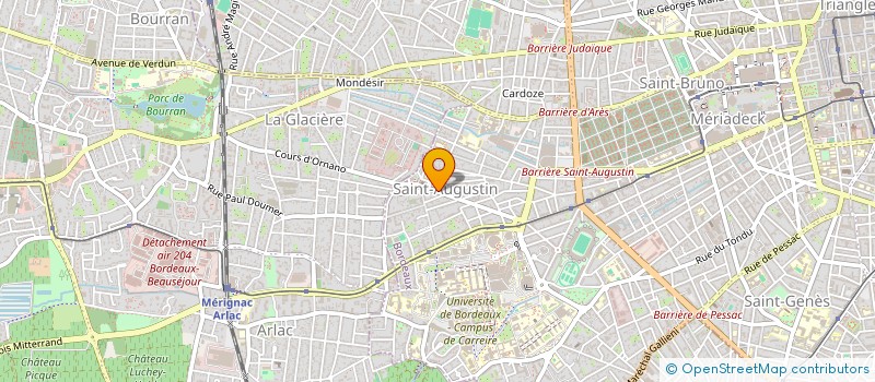 localisation de l'entreprise ACT COMMERCES  BORDEAUX