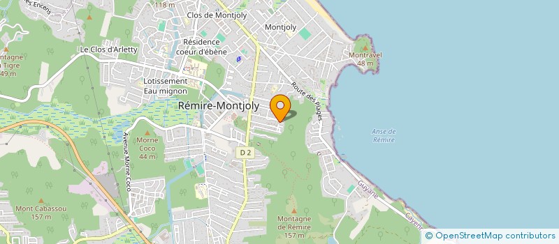 localisation de l'entreprise ACT CTRE CONDUITES ADDICTIVES A RISQ à REMIRE-MONTJOLY