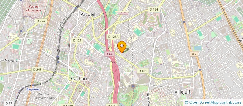 localisation de l'entreprise ACT'DEM (ACTIONS DIVERSITE ECHANGES MIXITE)  ARCUEIL