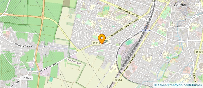 localisation de l'entreprise ACT'DIS  COLMAR