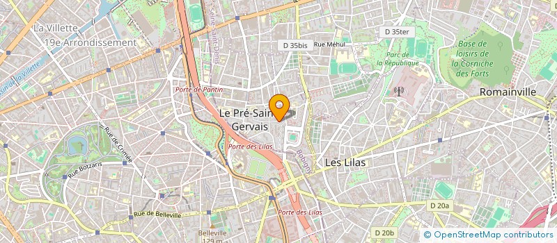 localisation de l'entreprise ACT-E à LE PRE-SAINT-GERVAIS