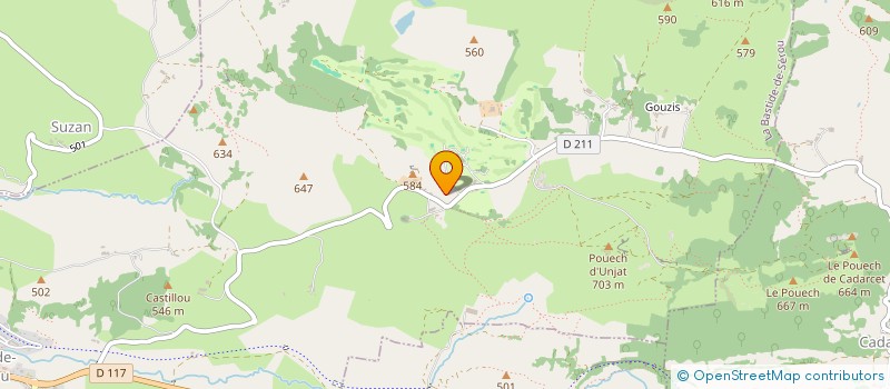 localisation de l'entreprise ACT'EN SCENE à LA BASTIDE-DE-SEROU