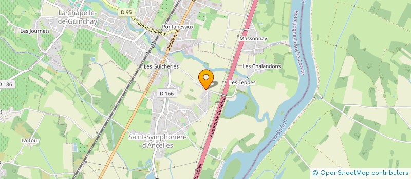 localisation de l'entreprise ACT'ENVIRONNEMENT  SAINT-SYMPHORIEN-D'ANCELLES