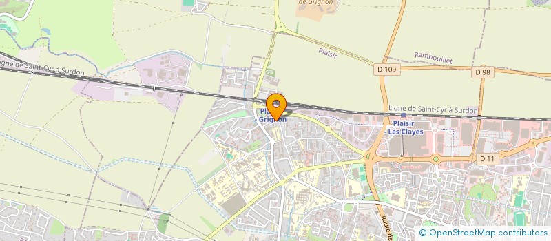 localisation de l'entreprise ACT FOR A BRIHT FUTURE à PLAISIR