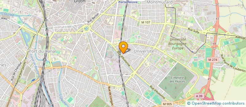 localisation de l'entreprise ACT FOR HER  DIJON