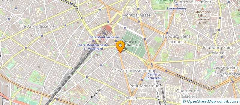 localisation de l'entreprise ACT FORMAT RECH EXPERI SANTE COMMUNAUT  PARIS