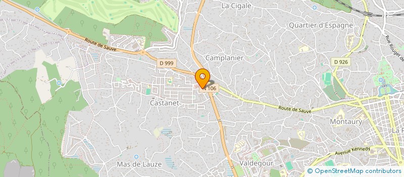 localisation de l'entreprise ACT. GYMNIQUES ET SPORTIVES POUR TOUS  NIMES