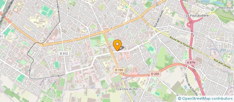 localisation de l'entreprise ACT'HA!  ANGERS