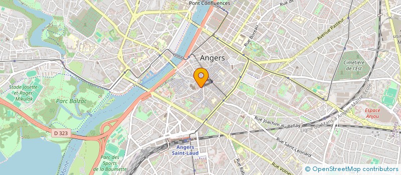 localisation de l'entreprise ACT'HOME ANJOU à ANGERS
