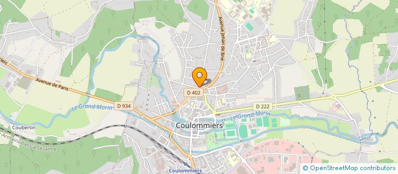 localisation de l'entreprise ACT'IMMO à COULOMMIERS
