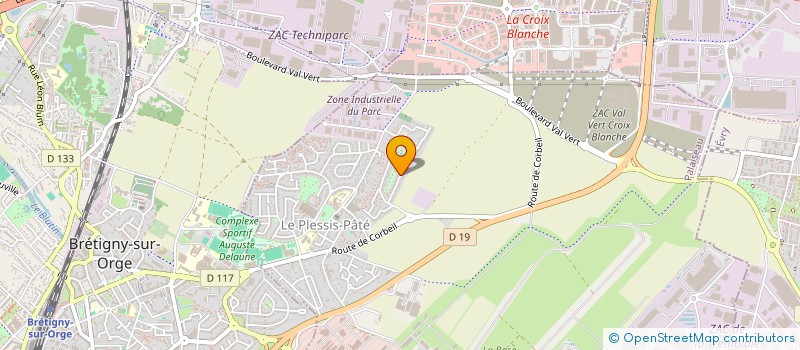 localisation de l'entreprise ACT'IMMOBILIER  LE PLESSIS-PATE