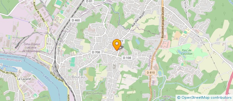 localisation de l'entreprise ACT IMMOBILIER  BOUCAU